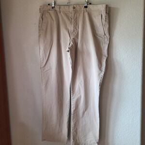 Polo Ralph Lauren Chino Pants Mens 40/31 Stretch‎ Straight Fit Twill Brown Khaki